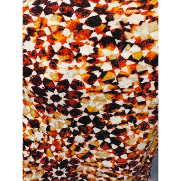 Rafaella Women's XL 3/4 zipper top 3/4 sleeve Fall colors - Picture 7 of 10